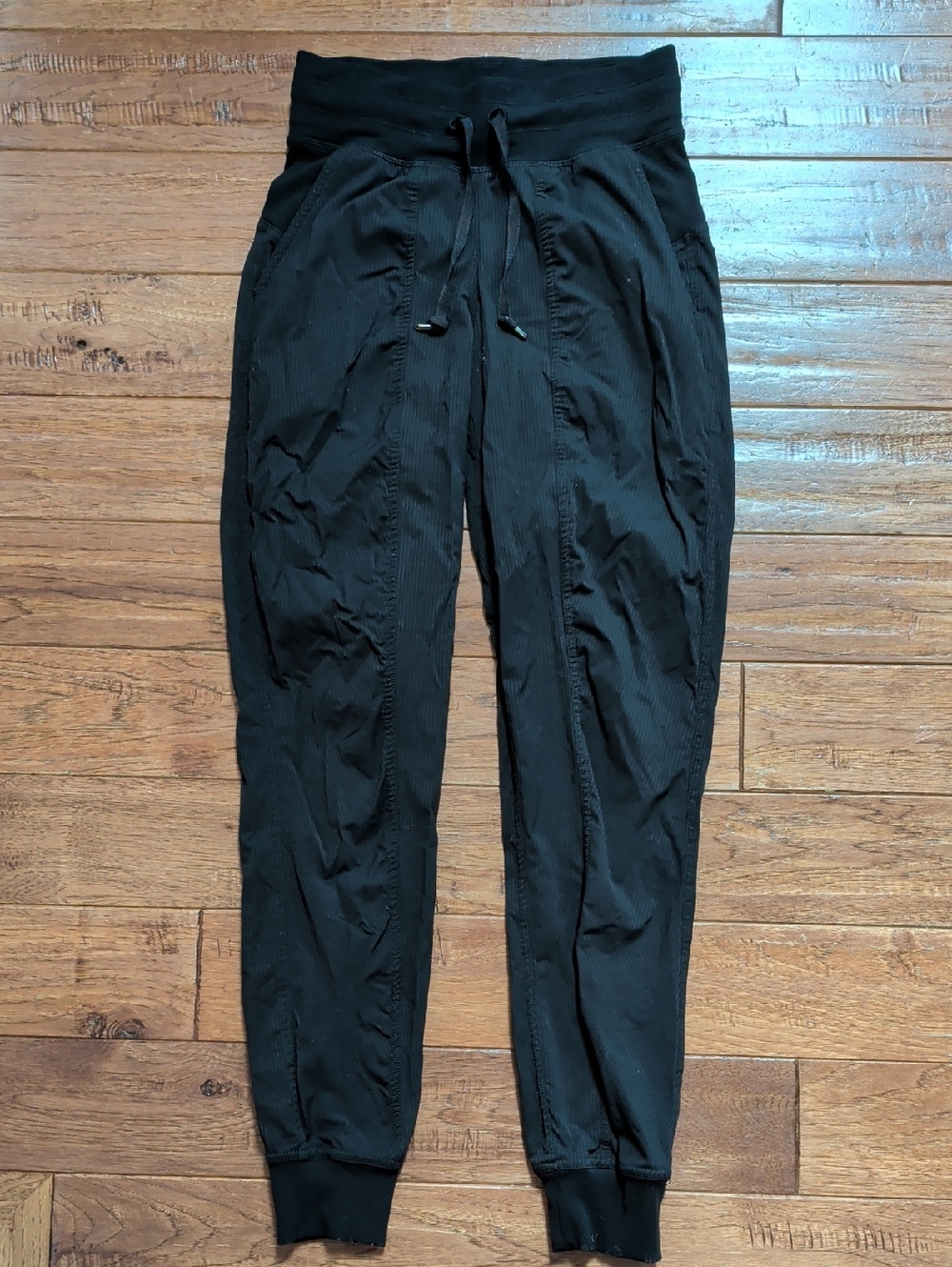 Lululemon Dance Studio Mid-rise Black Jogger Pants with Drawstring Waist